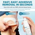 Ultimate Medical Adhesive Remover Spray – Silicone-Based, No-Sting & Odorless – Quick-Drying Bandage Adhesive Remover for Skin – Gentle, Low-Residue Formula for Sensitive Skin & Ostomy Care - 80 ml