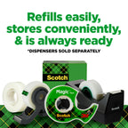 Scotch Magic Tape, Invisible, 12 Rolls