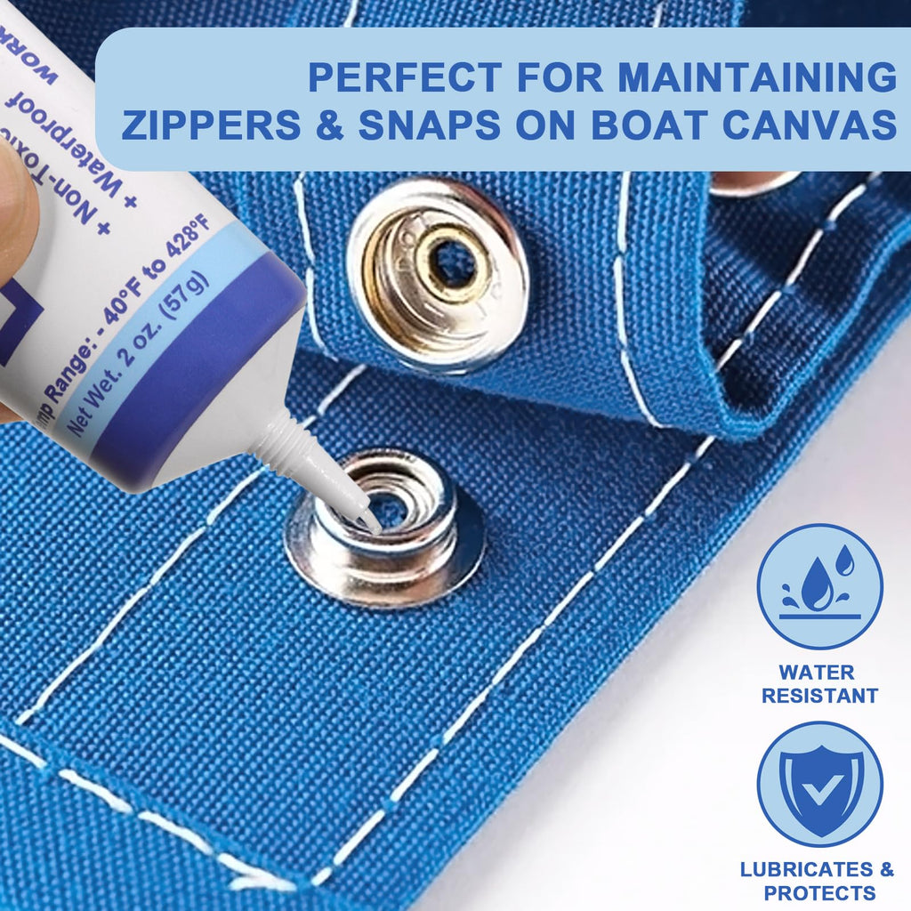 BTAS Zipper Lubricant for Plastic and Metal Zippers Marine Grade 2oz