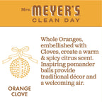 MRS. MEYER'S CLEAN DAY Liquid Hand Soap - Orange Clove, 12.50-Ounce (Pack of 3)