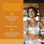 Natural Factors RegenerLife Powder - Supports Cellular Energy & Fatigue* - Mitochondria Support Drink Mix - Non-GMO - Tropical Flavor - 2.86 oz