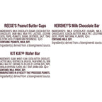 HERSHEY'S, KIT KAT & REESE'S Milk Chocolate Variety Box, 18 ct