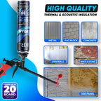 ixirpro Spray Foam Insulation Can (23.4 oz. / 670 g) Expanding Foam Sealant, Spray Insulation, Closed Cell Spray Foam Insulation, High Density, Walls Ceiling Windows Doors