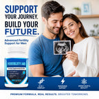 Ulvara Male Fertility Supplements, Pre Conception Fertility Supplements for Men with CoQ10, Maca Root, Zinc, Mens Prenatal Vitamins for Optimal Sperm Count Motility & Load Volume, 120 Capsules
