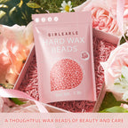 GIRLEARLE 1LB Wax Beads for Hair Removal Sensitive Skin with Rose Formula