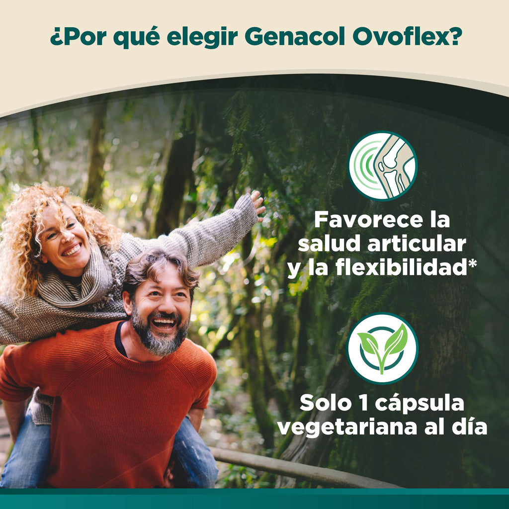 Genacol Ovoflex – Natural Eggshell Membrane Joint Supplement, 30-Day Supply
