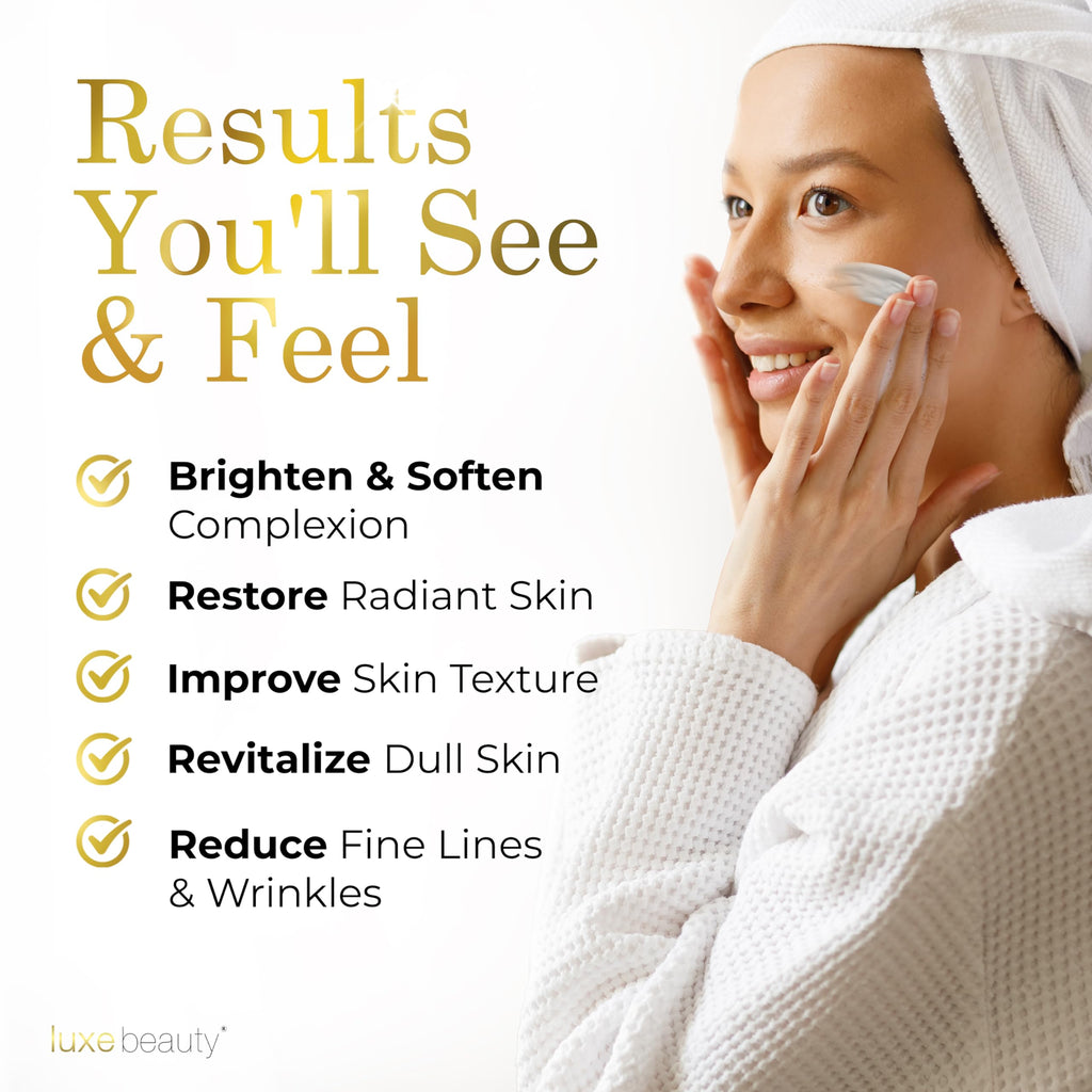LUXELOTION Non-Greasy Moisturizer for Face, Neck & Hands – Coconut Scented Lotion, Anti-Aging, Hyaluronic Acid Body Lotion - Hyaluronic Acid for Body with Organic & Plant Based Ingredients