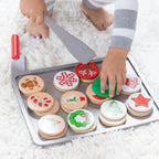 Melissa & Doug Slice & Bake Christmas Wooden Cookie Play Set