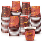 Reluen 200 Pack 3 Oz Disposable Espresso Cups, Paper Cups for Hot Drinks