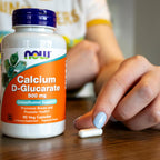 NOW Foods Supplements, Calcium D-Glucarate 500 mg, Detoxification Support*, 90 Veg Capsules