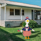 4th of July Porch Goose Outfits Patriotic Goose Costume for Outdoor Decor