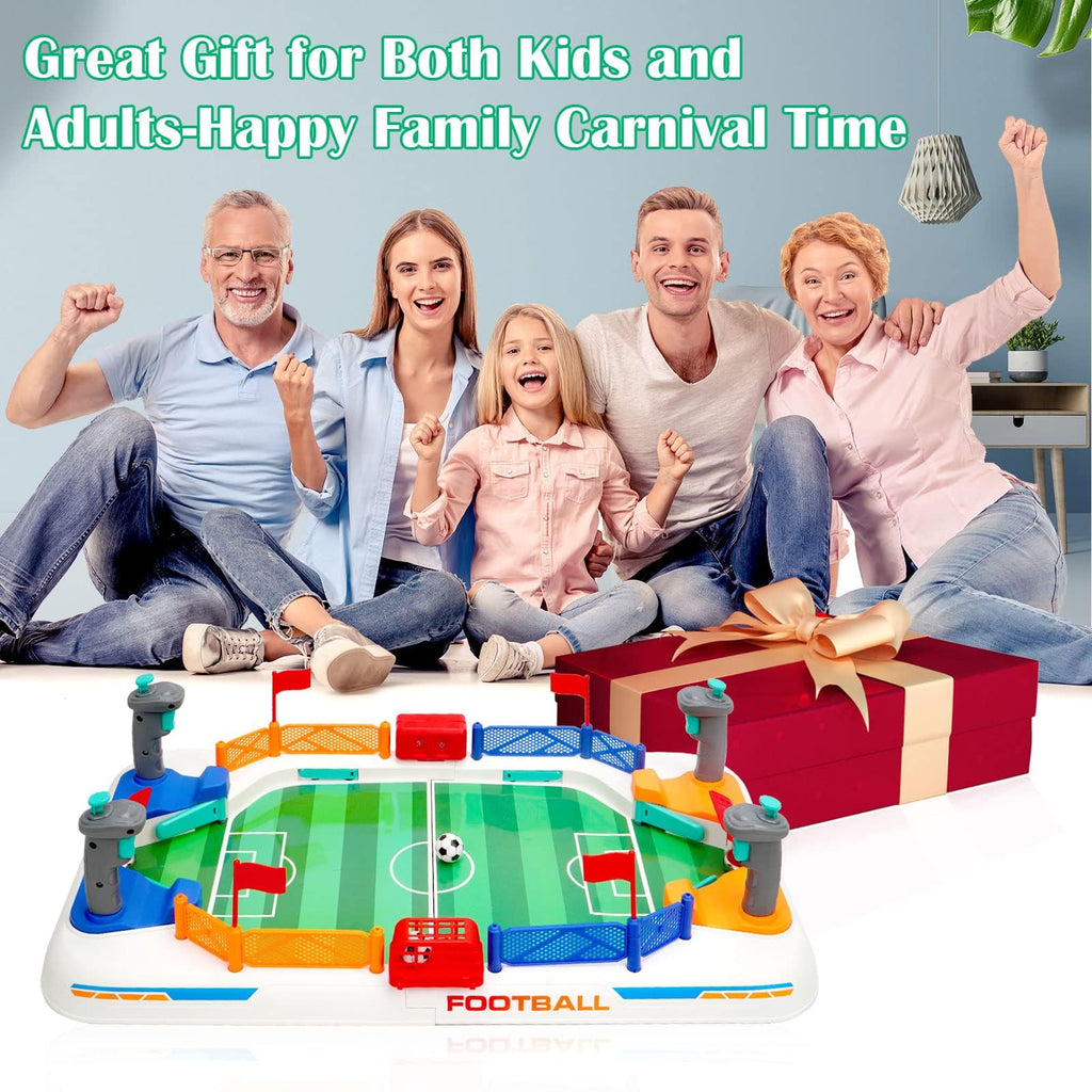 Mini Foosball Table Game for Kids Football Lover Ages 3-12 Board Games
