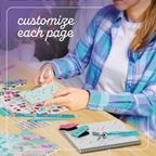 Pretty Me DIY Journal Kit for Girls - Gift for 8-14 Year Old Girl - Cool Birthday Gifts Ideas for Teens - Fun, Cute Art & Crafts Kits for Tween Teenage Kids- Scrapbook & Diary Supplies Toy Set