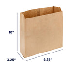 Hospeco HS-6141 Waxed Kraft Receptacle Liner Bags, 250 Count - Moisture-Resistant Feminine Hygiene Waste Bags, Fits Sanitary Disposal Units,9.25 x 10.5 x 3.25 in