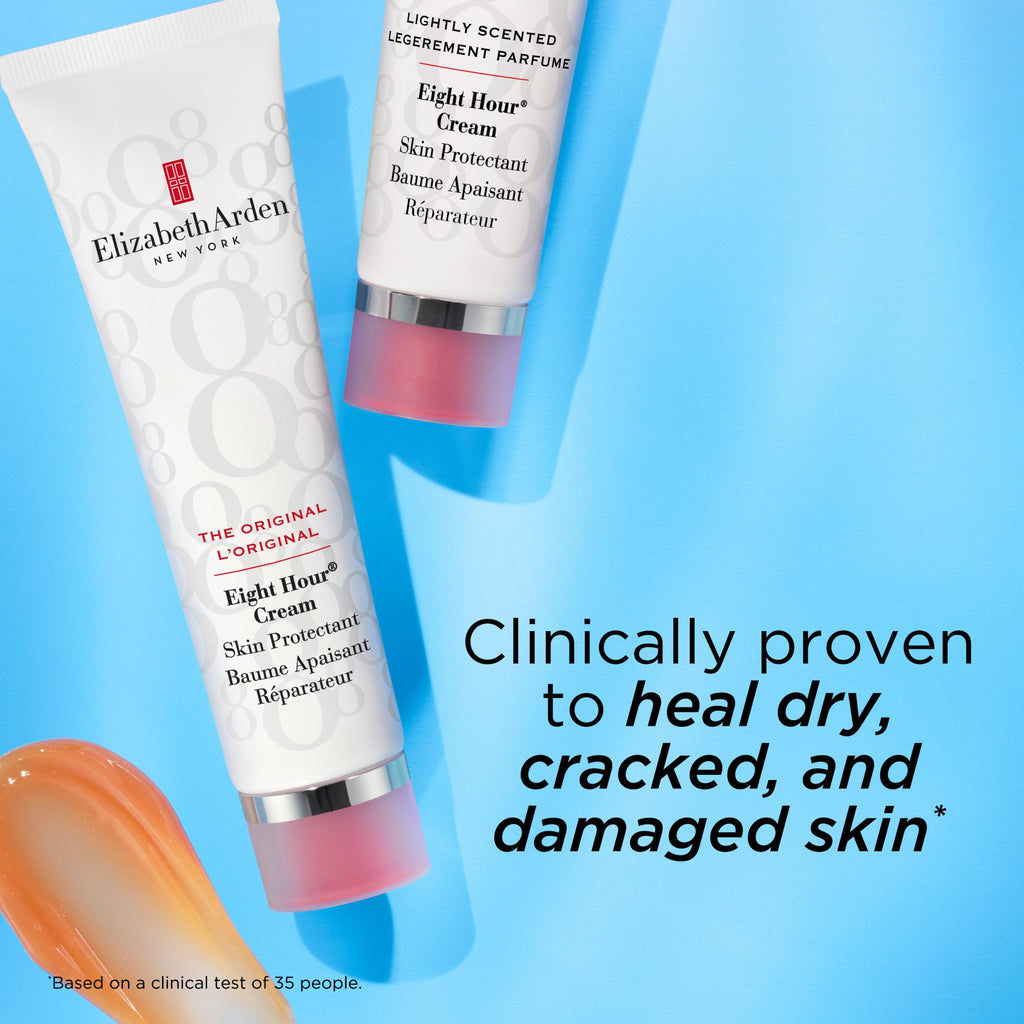 Elizabeth Arden Eight Hour Skin Protectant, All Purpose Beauty Salve, Moisturizing Balm for Body, Repairs Dry Hands, Cracked Feet, Chapped Lips & Cuticles, Lightly Scented, 1.7 oz