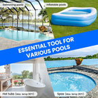 Enhulk Rechargeable Handheld Cordless Pool Vacuum for Above Ground Pool and Inground Pool(2025 Upgraded),60-Minute Runtime,Powerful Suction up to 18.5 gallons/min, Efficient Leaf and Debris Removal