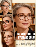 HEEYYOK 1.75 Readers For Women Small Face Womens Reading Glasses Cat Eye 4-Pack Cheaters Reading Glasses Comfort Spring Hinge