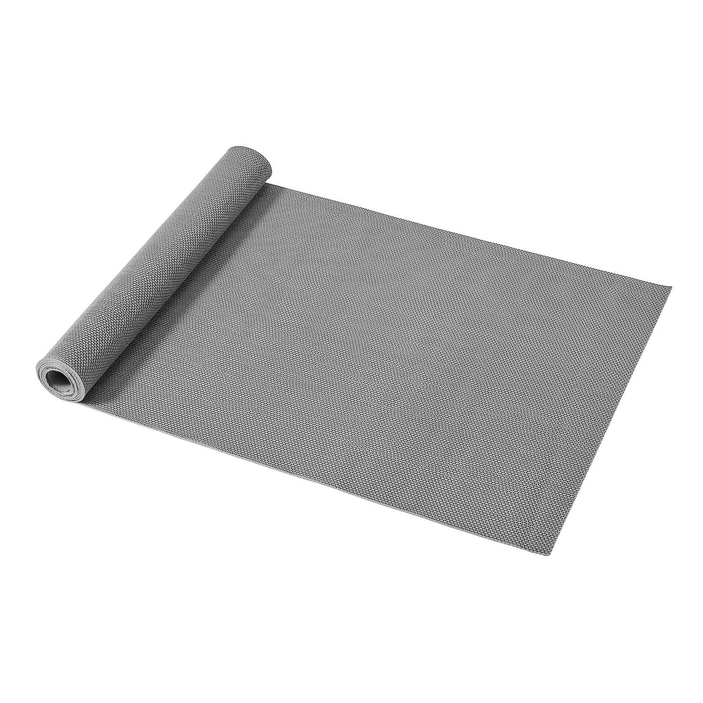 VEVOR Drainage Mat, 3 x 10 ft, PVC Non Slip Commercial Floor Mat, Wet Area Water Drain Splash Matting Hollow Doormat Roll, for Outdoor Indoor Restaurant Swimming Pool Patio Bathroom Washroom, Gray
