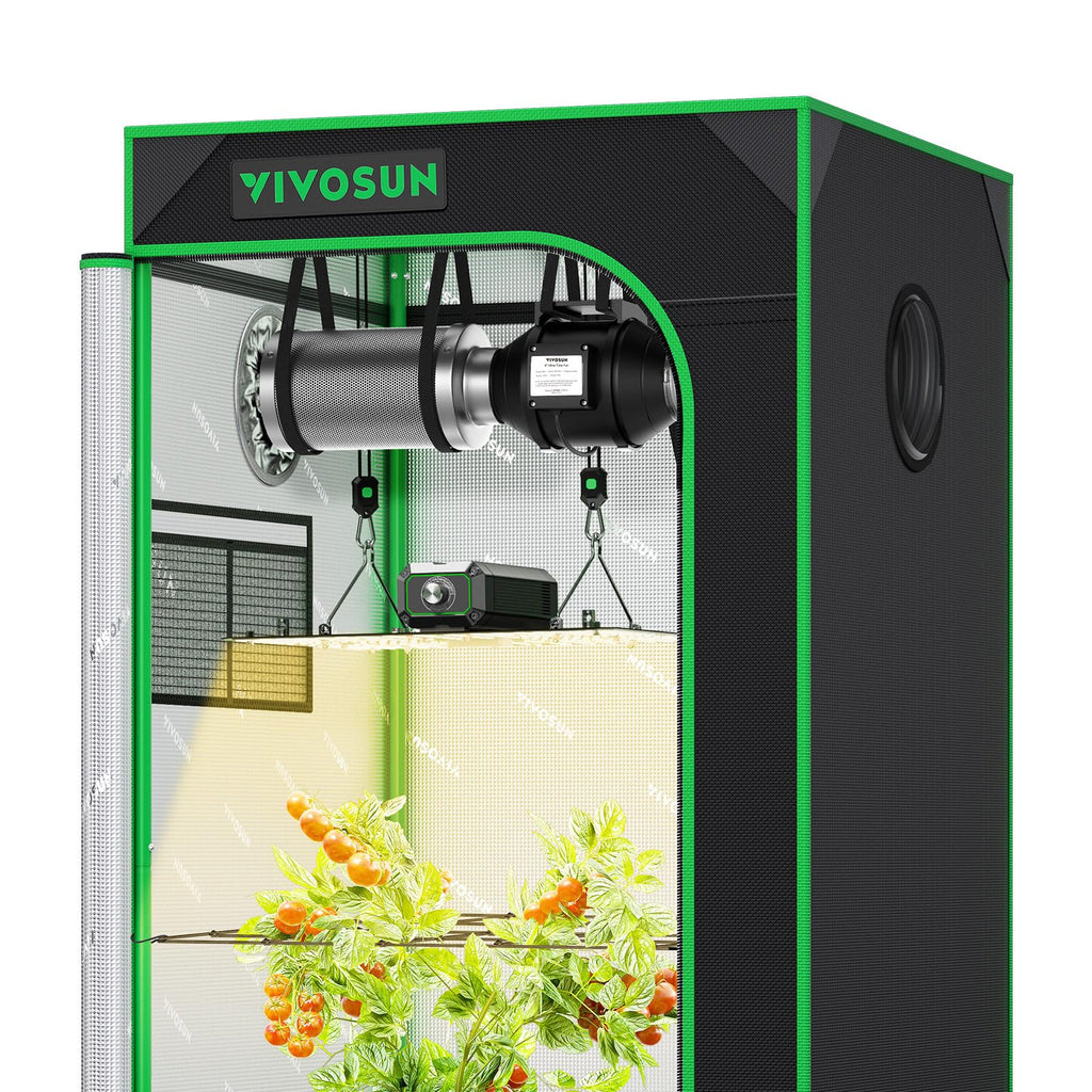 VIVOSUN 2x2ft Grow Tent Kit with 100W Full Spectrum LED Grow Light