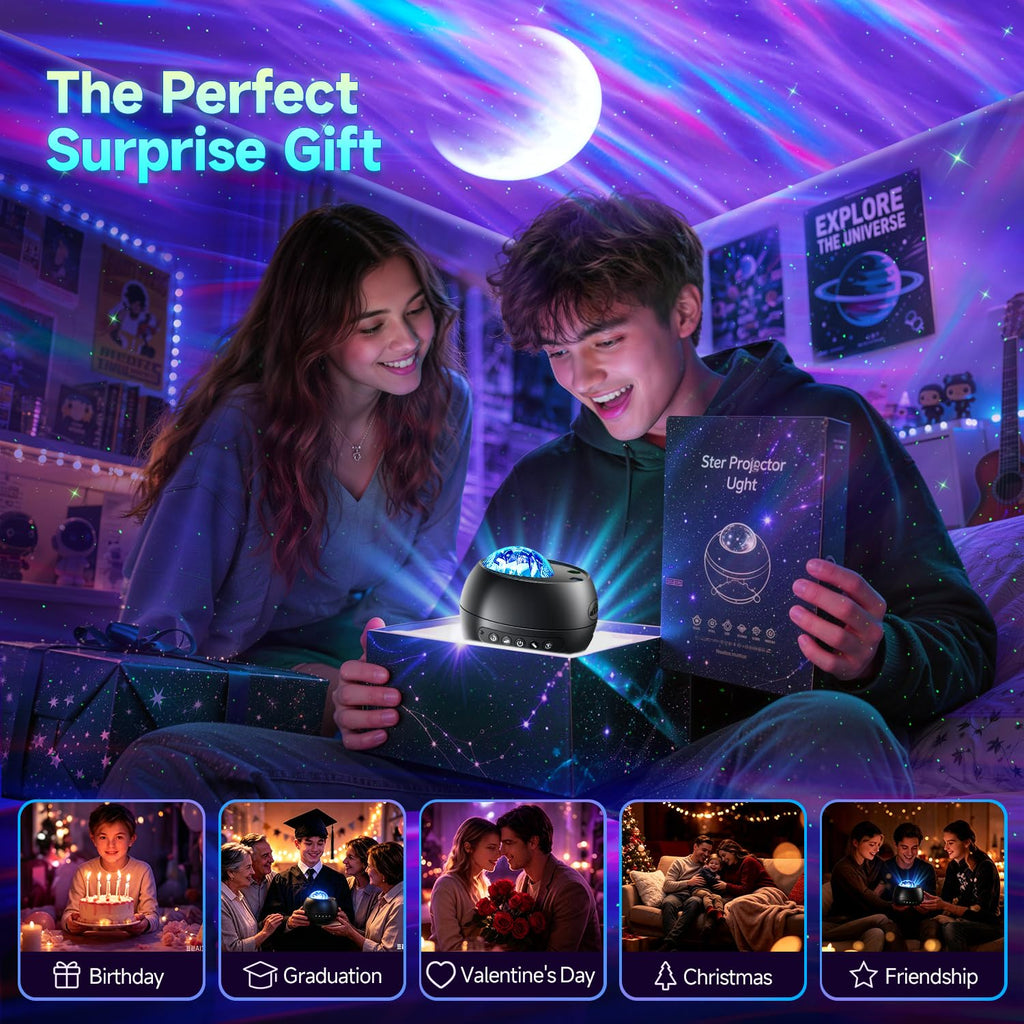One Fire Northern Lights Projector Galaxy 7-15 Year Old Boy Birthday Gifts