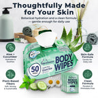 Body Wipes for Women, Extra Moist No Rinse Bathing Sheets 4pk, 200 XL Shower Cloths + 16 Deodorizing Bath Wipes -10 x 11.5" Travel Size Essentials,Toiletries for Womens Hygiene & Post Workout Cleanup