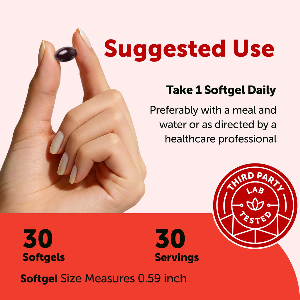 Micro Ingredients Astaxanthin 24mg with MCT Oil, 30 Softgels | Max Strength Astaxanthin Antioxidant Supplements* | Fresh Microalgae Source | Non-GMO, Gluten Free, No Soy