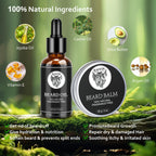 Mens Gifts - Beard Kit for Men's Self-care, Outfits Men's Grooming Routine, Anniversary & Birthday Gifts for Men, Him, Husband, Boyfriend, Dad, Son, Male Friend, Brother, Christmas Stocking Stuffers
