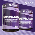 EAS Phosphagen Ultimate Creatine Powder | Power, Strength, Muscle Size, & Cell Volumization | Pure 99.9% Potency | 200 Servings (Unflavored)