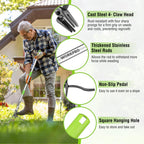WORKPRO Weed Puller Tool with Long Adjustable Handle (33", 46")