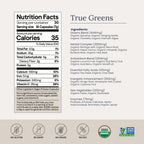 Infinity Greens Superfood Capsules, Blue Green Algae Based Capsules with 28 Organic Superfoods, No Fillers or Grasses, Energy & Longevity, Low Temp Dehydrated Greens (34 Servings)