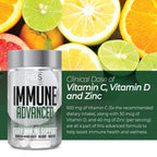 FitLife Brands Adults Nutrition Advanced Immune Booster – Comprehensive Immune Suppor with Elderberry, Vitamin C, Vitamin D, Zinc and 5 Billion CFU Probiotic - Herbal Immune Defense (90 Capsules)