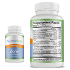 Nutranize Zone Twin-Pack Supplement System - Pharmacist-Designed Morning & Bedtime Capsules with Magnesium Glycinate, Vitamin D3, K2 MK7, Methylfolate, Chromium, Melatonin - 30 Day Supply (120 Count)
