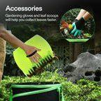 VIVOSUN 2-Pack 47-Gallon Collapsible Garden Bag, Yard Waste Containers