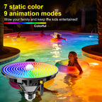 Upgraded LED Pool Light Bulb for Inground Pool, 70W RGBW Color Changing Swimming Pool Lights for Above Ground Pool with Enhanced Remote, E26 Base Pool Led lights Inground, Dimmable, Black/Blue