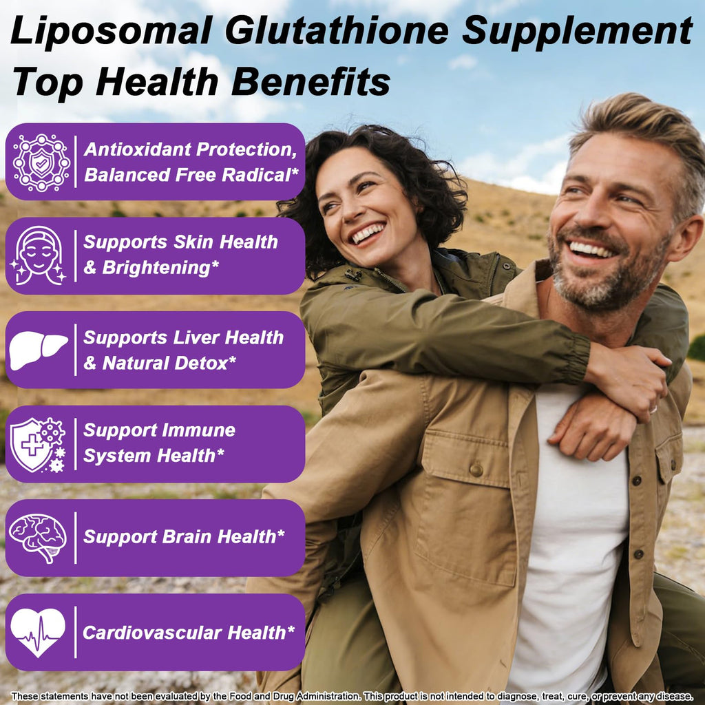 Liposomal Glutathione Supplement, Extra Strength 1000mg Glutathione Softgel