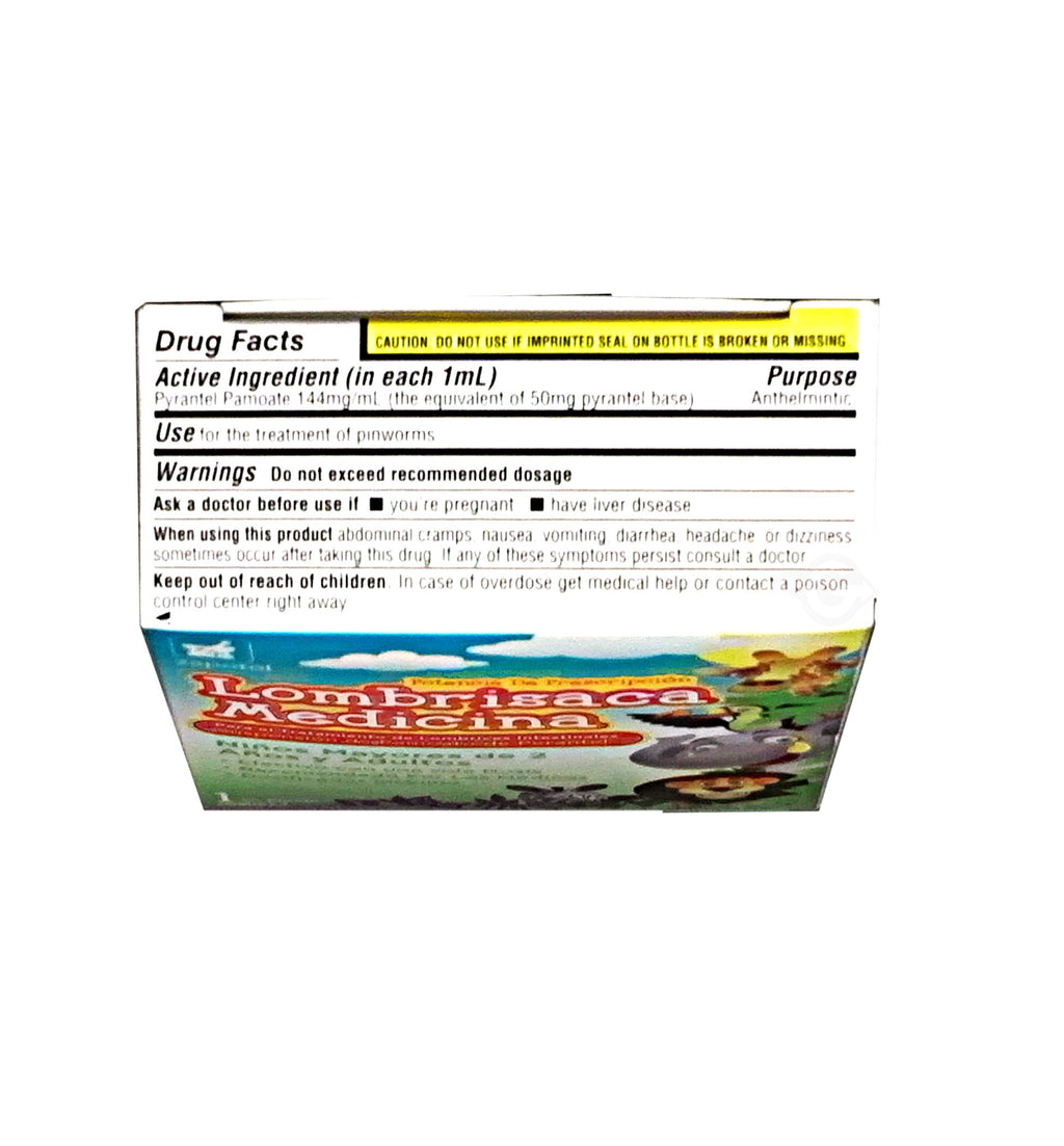 Lombrisaca Medicina Worms Treatment 1 oz - Tratamiento para Lombrices Estomacales (Pack of 1)