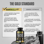 Earth Elixir Cistanche Supplement for Men & Women – Potent Cistanche Tubulosa Extract Capsules for Daily Vitality, Strength & Performance Support – Made in USA, 3rd Party Tested & 3 Month Supply