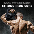 Yes4All Solid Cast Iron Kettlebell Weights Set ��� Great for Full Body Workout and Strength Training ��� Kettlebell 10 lbs (Black)