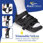 Brace Direct Post Op Shoe & Medical Foot Brace – Stress Fracture, Broken Toe & Bunion Support L3260 – Orthopedic Walking Immobilizer for Left or Right Foot (MD - WOMENS US SHOE: 6.5-8)