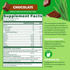 Amazing Grass Greens Blend Superfood: Super Greens Powder Smoothie Mix with Organic Spirulina, Chlorella, Beet Root Powder, Digestive Enzymes & Probiotics, Chocolate, 60 Servings (Packaging May Vary)