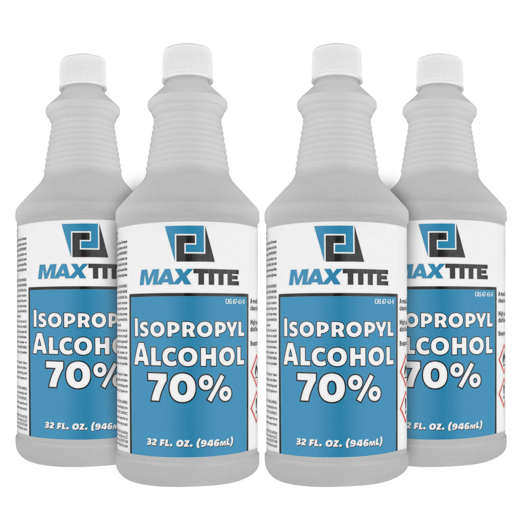 MAXTITE Isopropyl Alcohol 70% (1 Gallon (32oz, 4 Pack))