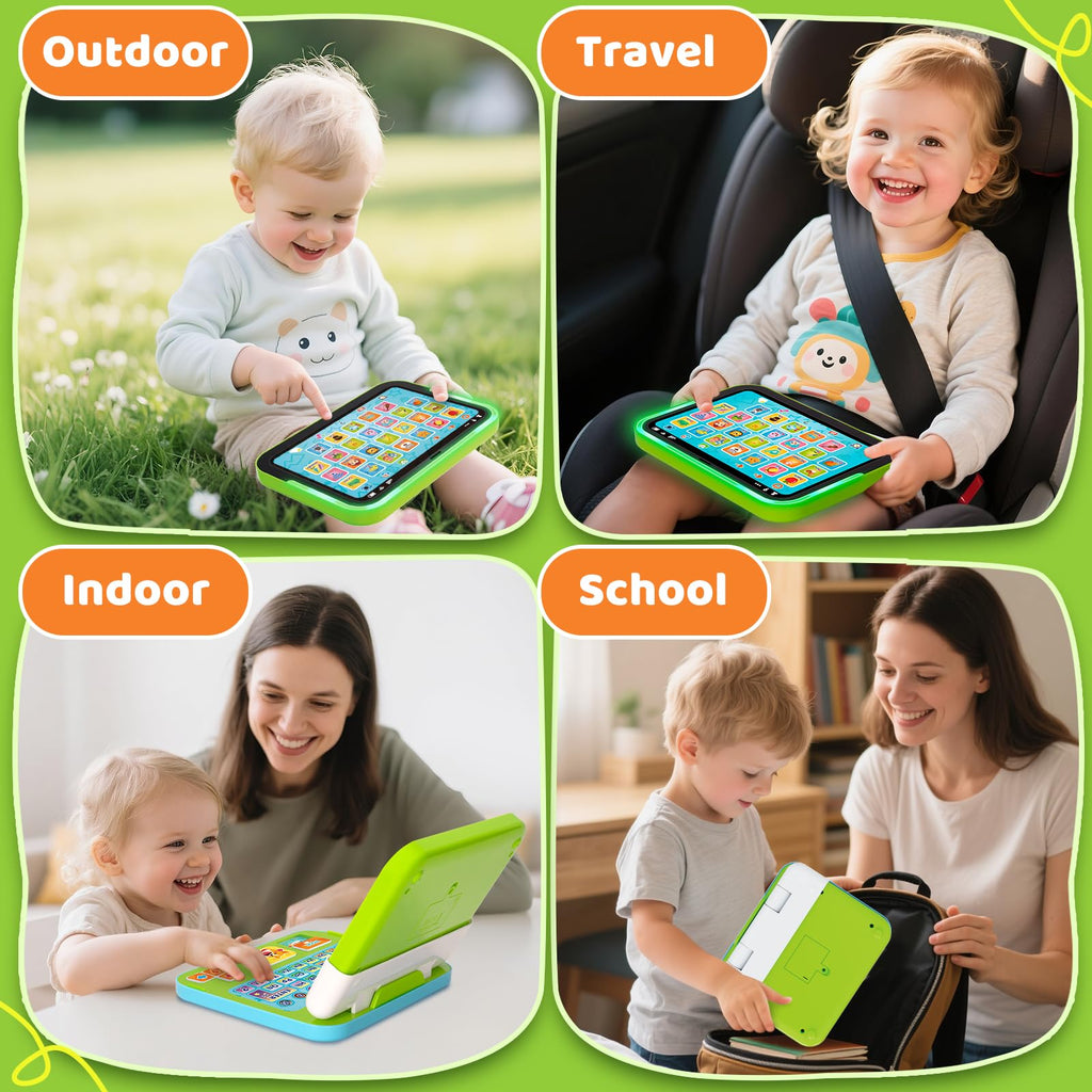 Toy Laptop Tablet for Ages 1-3, 2-in-1 Toy Computer Learning Toys