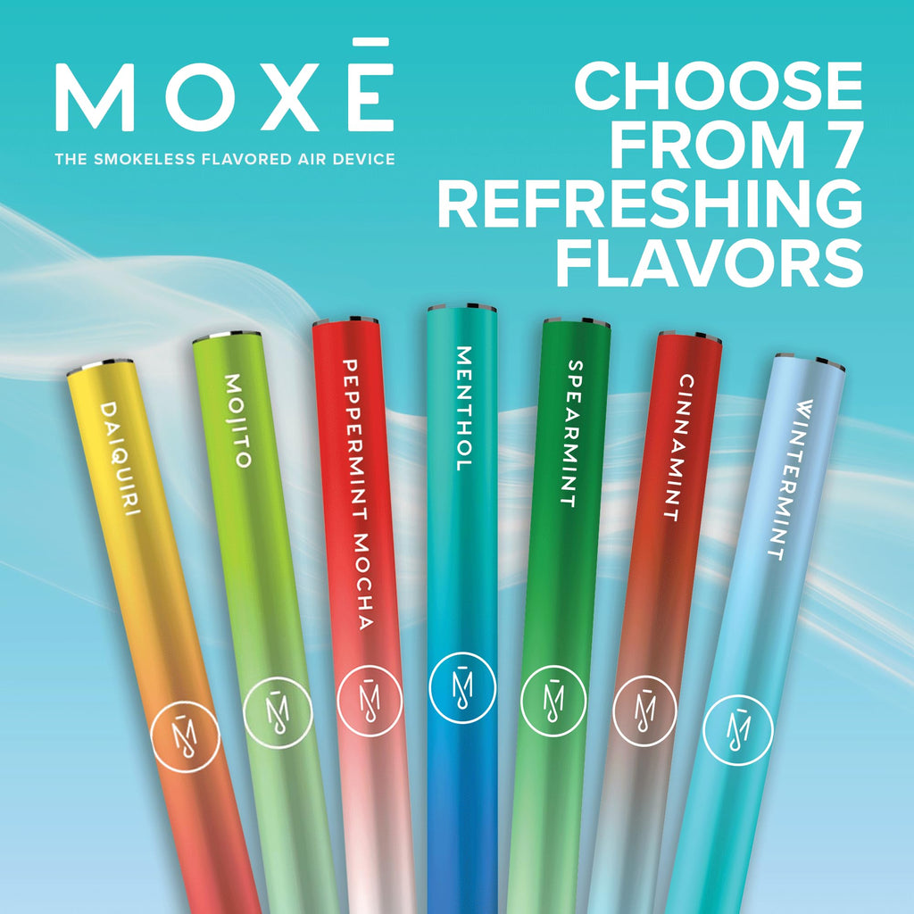 MOXE Natural Menthol Air Inhaler | Non-Electric Air Inhalers | Aromatherapy Scents for Relaxation & Focus - 3 Packs