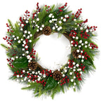 LLZLL 32 Pack Christmas Tree Decorations, Artificial Red Berry Stems 6.5 Inch Christmas Berry Picks with Holly Berries for Xmas Winter Holiday Home DIY Ornaments