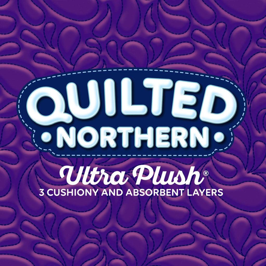 Quilted Northern Ultra Plush Toilet Paper, Pack of 48 Double Rolls (Four 12-roll packages), Equivalent to 96 Regular Rolls--Packaging May Vary