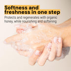 Panier des Sens - Nourishing Honey Moisturizing Liquid Hand Soap - French Provence Hand Wash - Savon de Marseille Soap with Olive Oil - Refillable Bottle - 97% Natural Ingredients - 16.9 Fl Oz