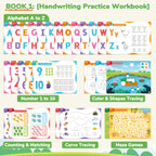 JoyCat Preschool Learning Activities Set (2-Pack) – Seek & Find Game Books and Letters Numbers Handwriting Practice Tracing Workbooks for Toddlers & Kids, Birthday Gifts for Girls and Boys Ages 3-5