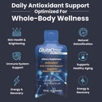 Liquid Glutathione Supplement, Lemon Berry Flavored Acerola Energy Booster w/Zinc, Daily Vitamins & Minerals, Zero Sugar Formulation, Everyday Auto-Immune Support for Adults, 0.34 fl oz, Pack of 30