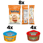Tostitos Tortilla Chips Chip and Dip Pack, 3 Oz Crispy Rounds and 3.8 Oz Medium Dip, 1 Set