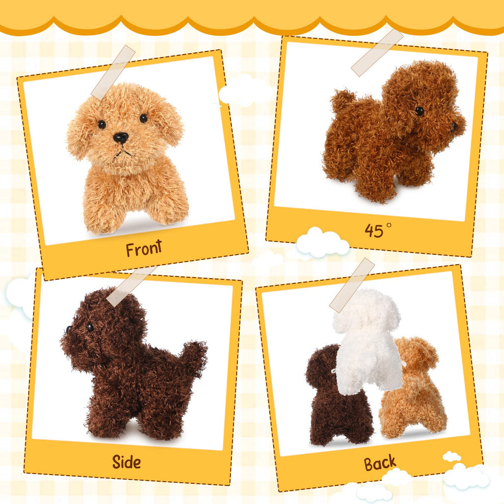 Sosation 20 Pcs Mini Dog Stuffed Animals Bulk, Adopt a Puppy Favors
